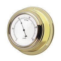 Hygrometer Maritim Ms poliert Skala 95mm, 140x56mm