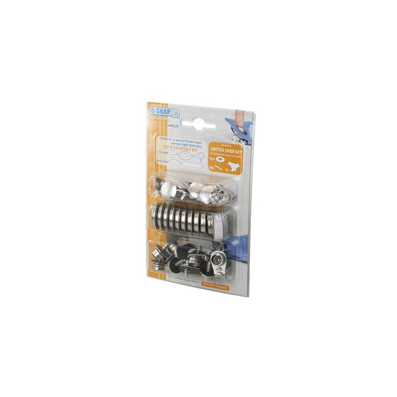 Q-SNAP Druckknopf-Set A4 zum Anschr. 10St. SB-Pack
