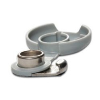 Q-SNAP Zapfen-Abdeckung Kunststoff grau 10St.