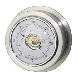 Barometer Maritim Edelstahl Skala 95mm, 140x59mm
