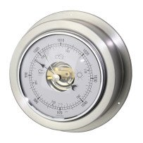 Barometer Maritim Edelstahl Skala 95mm, 140x59mm