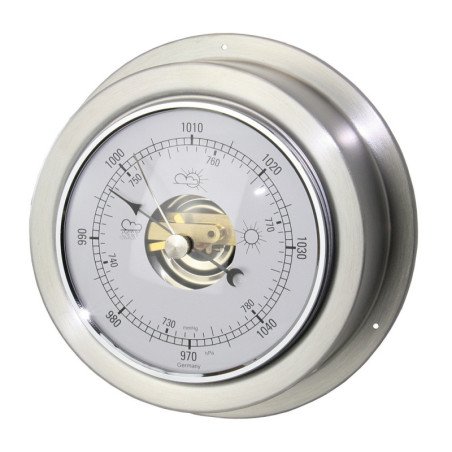 Barometer Maritim Edelstahl Skala 95mm, 140x59mm