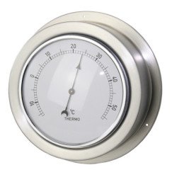 Thermometer Maritim Edelstahl Skala 95mm, 140x56mm