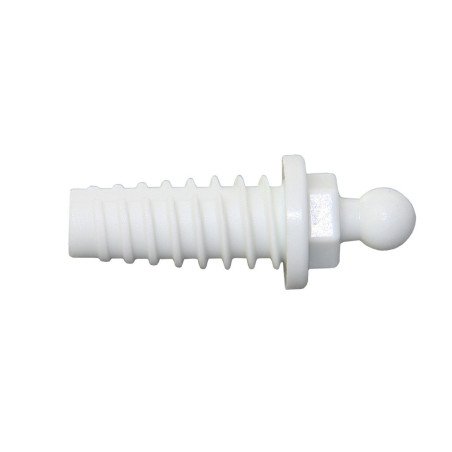 CAF-COMPO Zapfen für Loxx mit Blechschr. 16mm TX30 weiß 100St.