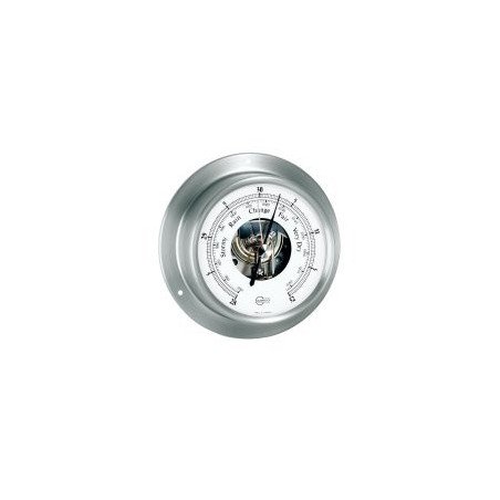 BARIGO Barometer Sky Edelstahl gebürstet Skala 85mm, 110x32mm