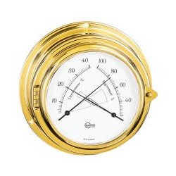 BARIGO Bullaugen-Barometer Yacht Ms Skala 100mm, 150x70mm