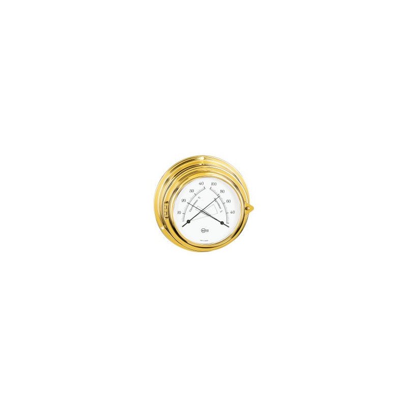 BARIGO Bullaugen-Barometer Yacht Ms Skala 100mm, 150x70mm