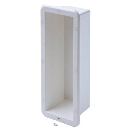 Wandeinbaukasten/Schwalbennest Kunststoff 370x120x110mm weiß