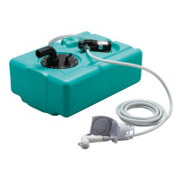 Heckdusche Komplettsystem mit Pumpe 12V, Tank 39L, Schlauch 5m, Duschkopf