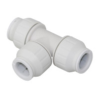 JOHN GUEST Speedfit 15 T-Verbinder weiß 10St.