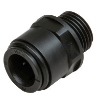 JOHN GUEST Speedfit 15 Adapter mit Außengew. 1/2' schwarz 10St.