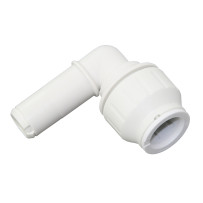 JOHN GUEST Speedfit 15 Winkel 90° mit Stutzen weiß 2St. SB-Pack