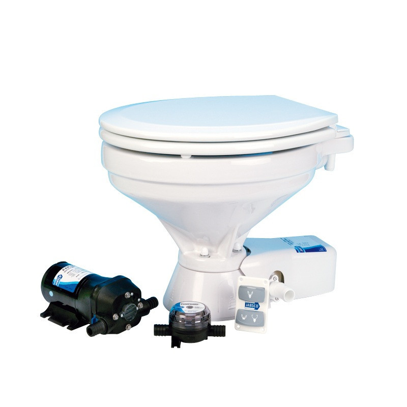 Jabsco Quiet Flush kl. Becken 24V Ppe HS