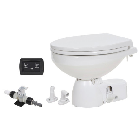 JABSCO Toilette Quiet Flush E2 Standardgröße 12V, Magnetventil, Soft-Close