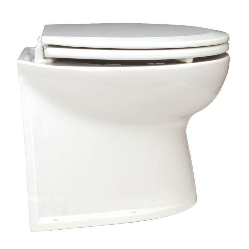 JABSCO Toilette Deluxe Flush mit Spülpumpe 12V 17' gerade, Soft-Close