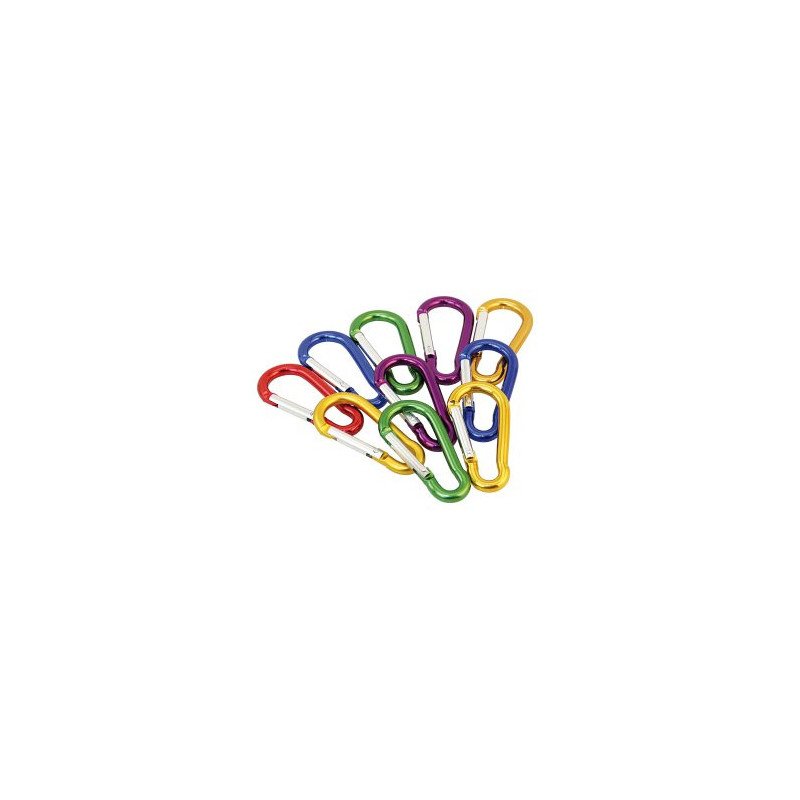 Karabiner Alu 6x60mm farbmix 2St. SB-Pack