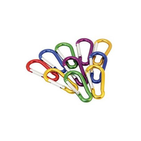 Karabiner Alu 6x60mm farbmix 2St. SB-Pack