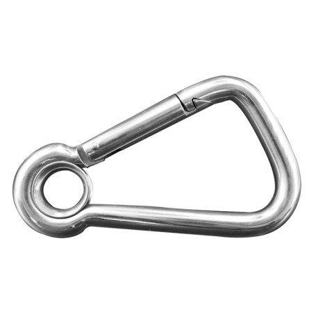 Karabiner asym. mit Kausche A4 10x100mm 10St.