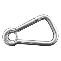 Karabiner asym. mit Kausche A4 6x60mm 10St.