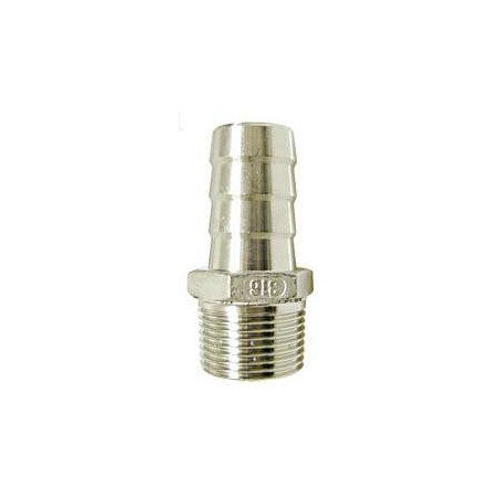 Schlauchtülle mit Außengew. A4 1-1/4' für Schlauch 32mm