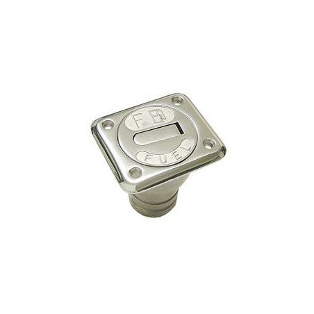 Tankeinfüllstutzen, rechteckig A4 für Schlauch 38mm Waste