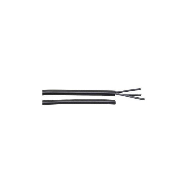 Stromkabel Dreiadrig OZ-600 Cu/PVC feinstdrähtig 3x1,5qmm schwarz