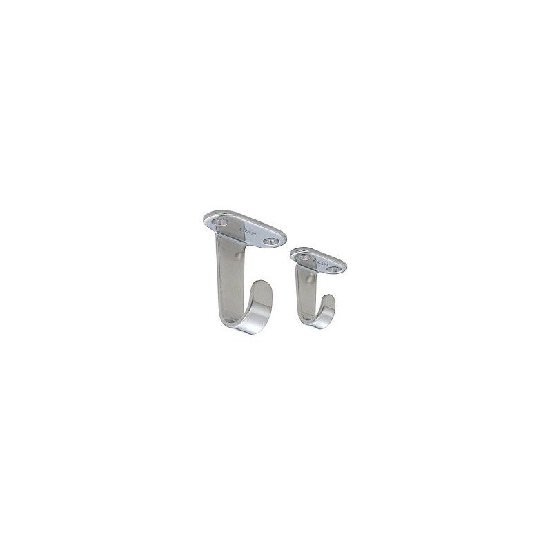 Haken Typ HJ Edelstahl gebürstet             33mm