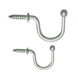 Edelstahlhaken TF   22mm          10-Stück-Packung