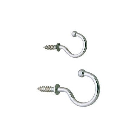 Edelstahlhaken TL   41mm          10-Stück-Packung