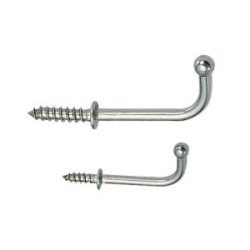 Edelstahlhaken TY   28mm          10-Stück-Packung