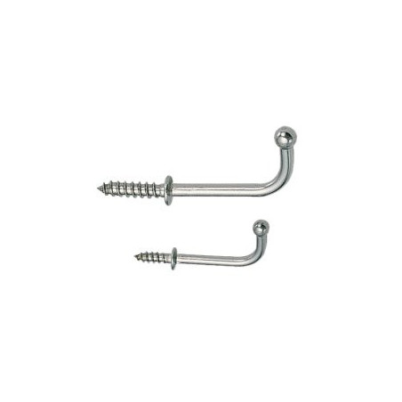 Edelstahlhaken TY   33mm          10-Stück-Packung