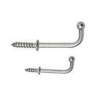 Haken mit Beffe Typ TY Edelstahl pol.38mm (10-St.)