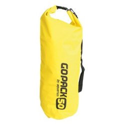 Drybag mit Schultergurt PVC 50L gelb