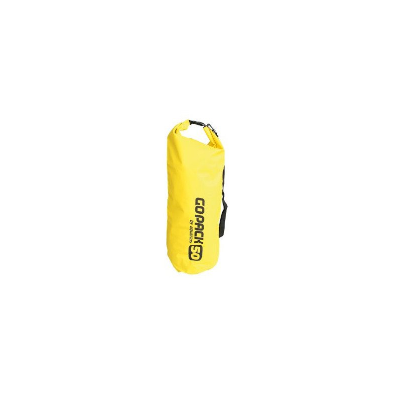 Drybag mit Schultergurt PVC 50L gelb