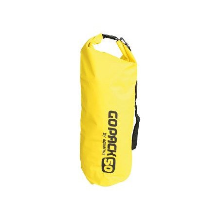 Drybag mit Schultergurt PVC 50L gelb