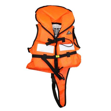 Feststoff-Rettungsweste 30N für Babys max.15kg mit Reißverschl., orange
