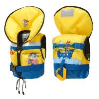 Feststoff-Rettungsweste 40N für Kinder 15-30kg mit Reißverschl., gelb Pirat
