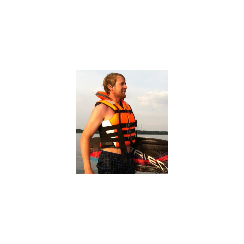 Wasserskiweste 100N Gr.XL 70-90kg orange
