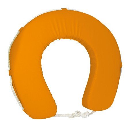 Hufeisen Rettungsring PVC orange