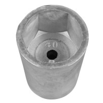 Propelleranode, Mutter Mg 33mm, Bohrung 7mm für Radice mit Welle 22-25mm