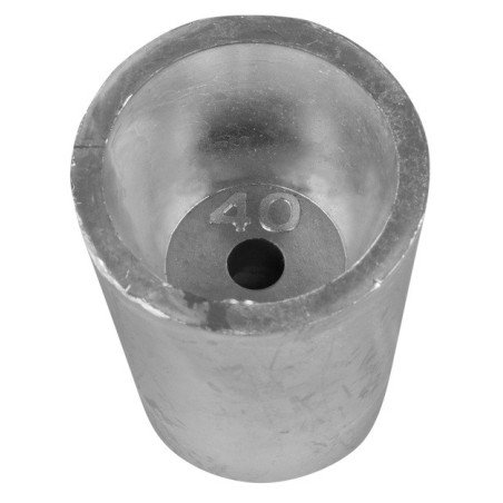 Propelleranode, Mutter Zn 51mm, Bohrung 8,5mm für Radice mit Welle 40mm