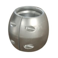 Wellenanode, kugelförmig Alu 81mm, für Welle 50mm