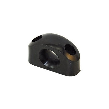 Leitöse Nylon Auge 10mm schwarz 10St.