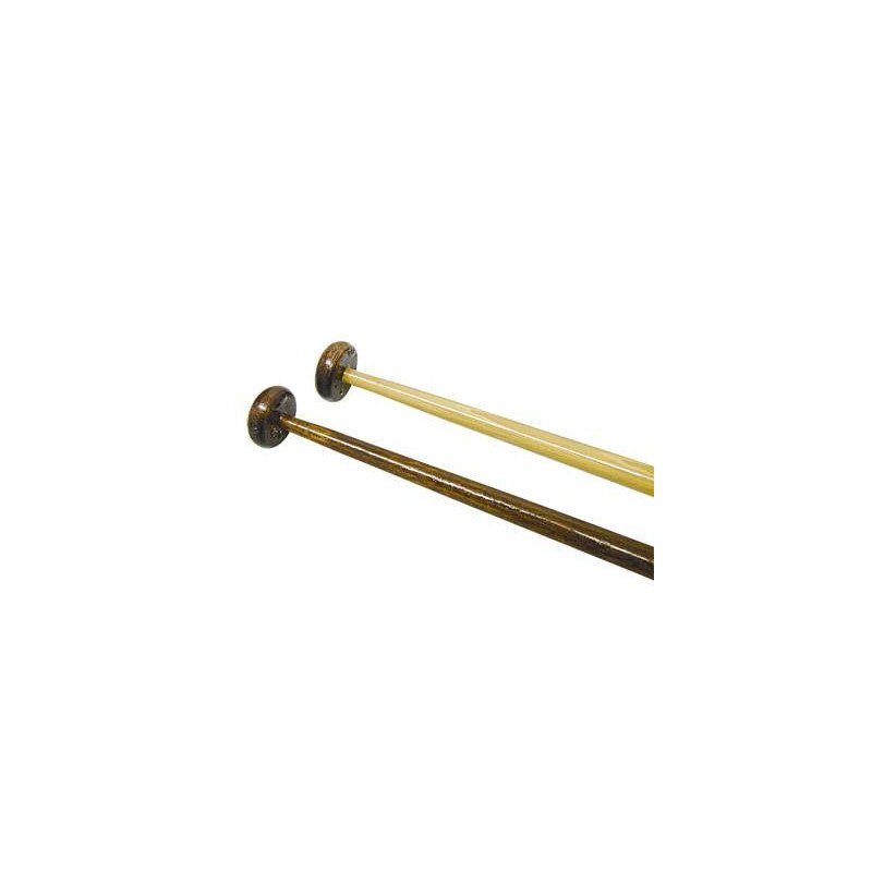 Flaggenstock Mahagoni 30mm, mit Klampe 80mm, 1,25m
