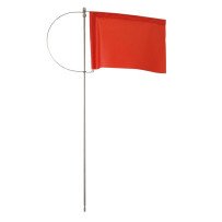 Verklicker ohne Seitenhalter, Tuchhöhe 100mm rot