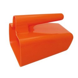 Ösfass/Wasserschaufel Kunststoff 2L orange