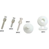 MINAX Unterteil PVC weiß 10St.