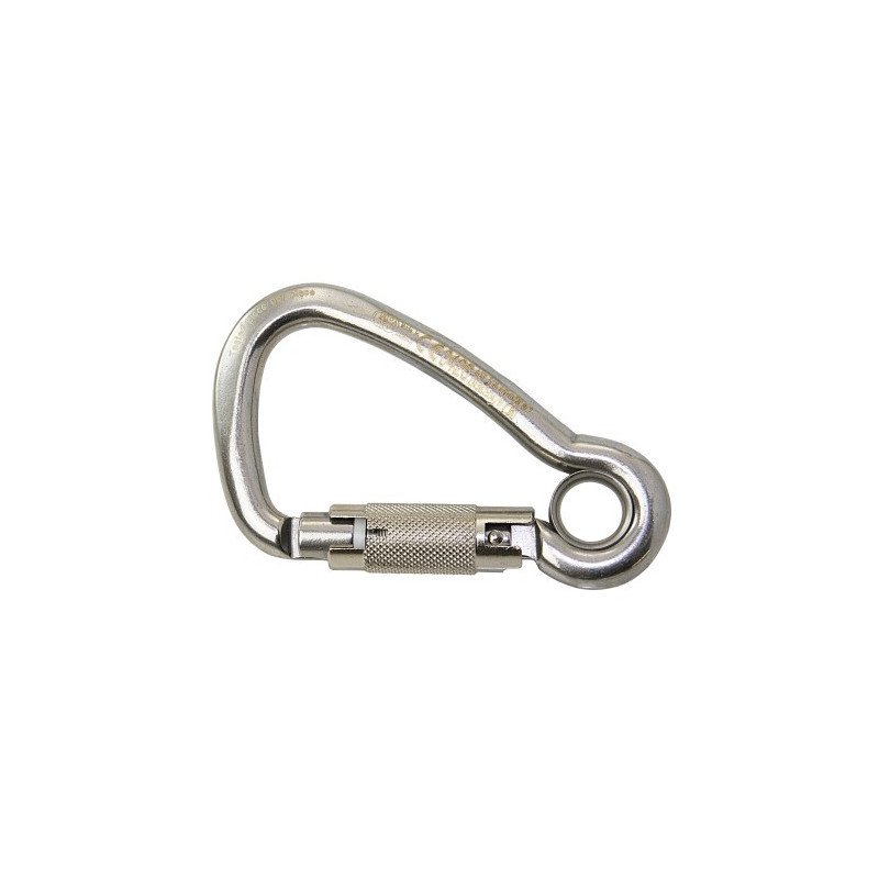 KONG Karabiner asym. mit Auto-Block und Kausche A4 11x124mm