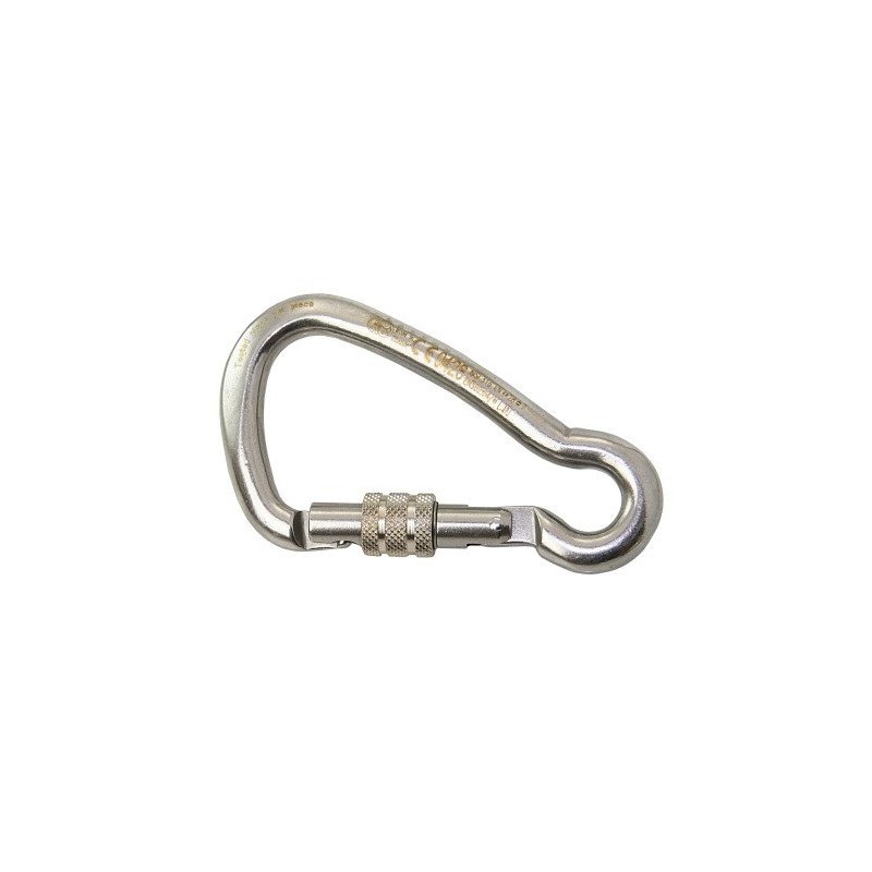 KONG Karabiner asym. mit Überwurfmutter A4 10x100mm