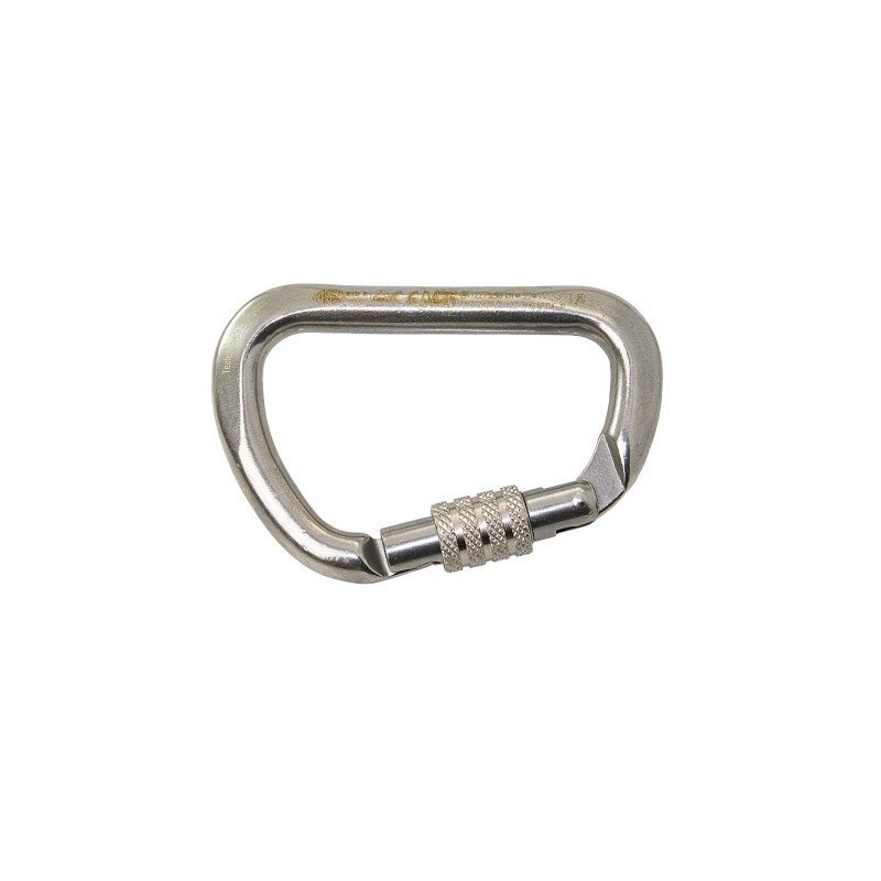 KONG Karabiner asym. mit Überwurfmutter A4 12x114mm